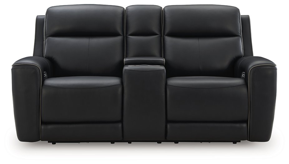5Z-Relaxation Power Reclining Loveseat with Console - U&U Home Budget Furniture (Carteret, NJ)