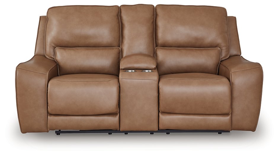 DeepWakes Power Reclining Loveseat with Console - U&U Home Budget Furniture (Carteret, NJ)