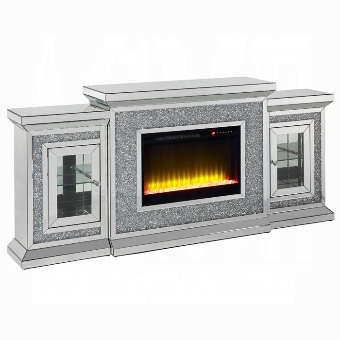 Noralie Fireplace With Led - U&U Home Budget Furniture (Carteret, NJ)