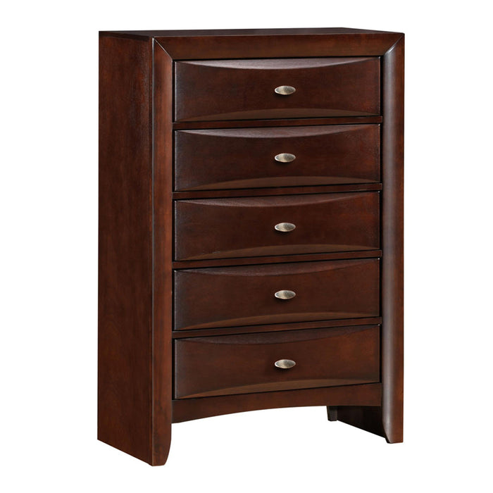 Ireland Espresso Chest - U&U Home Budget Furniture (Carteret, NJ)