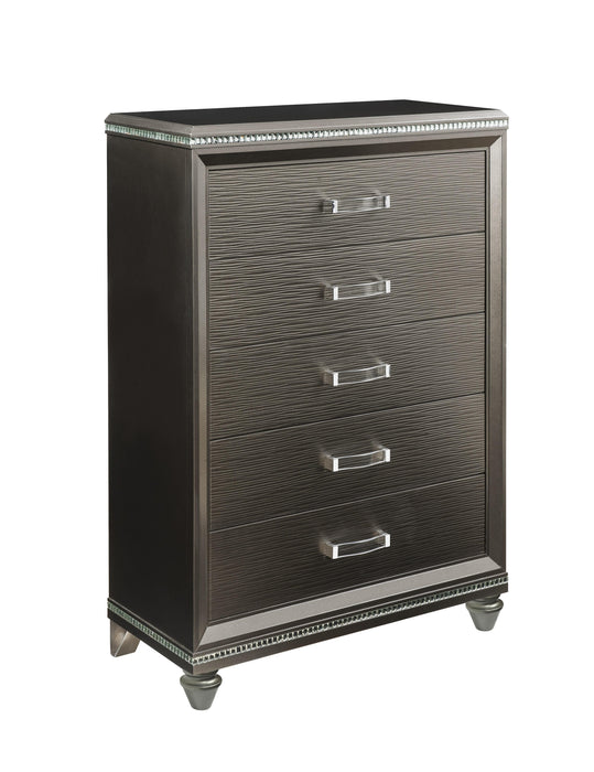 Sadie Dark Champagne Chest - U&U Home Budget Furniture (Carteret, NJ)
