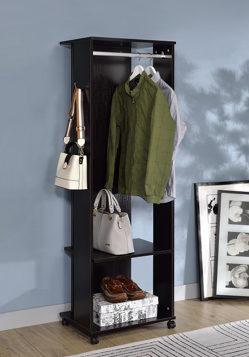 Kolen Espresso Hall Tree - U&U Home Budget Furniture (Carteret, NJ)