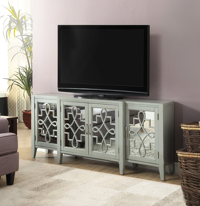 Kacia Antique Gray Console Table - U&U Home Budget Furniture (Carteret, NJ)