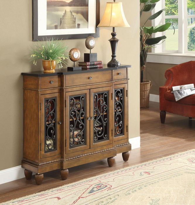 Vidi Oak Console Table - U&U Home Budget Furniture (Carteret, NJ)
