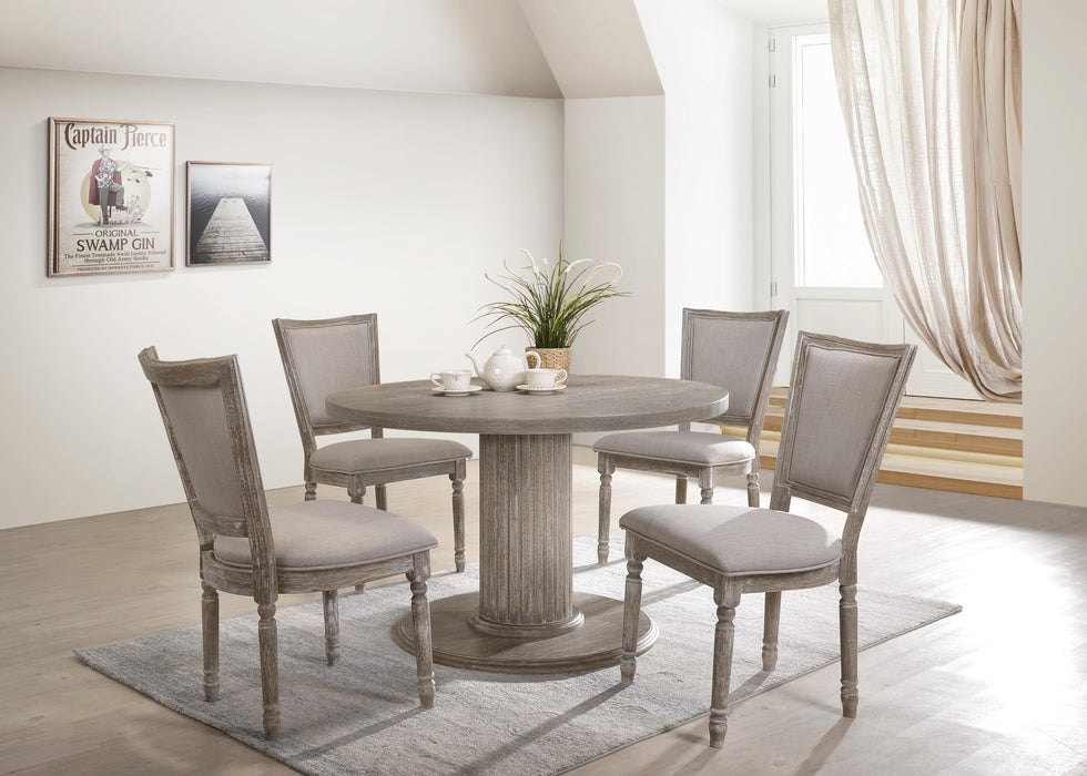 Gabrian Reclaimed Gray Dining Table - U&U Home Budget Furniture (Carteret, NJ)