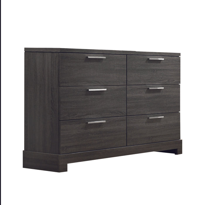 Lantha Gray Oak Dresser - U&U Home Budget Furniture (Carteret, NJ)