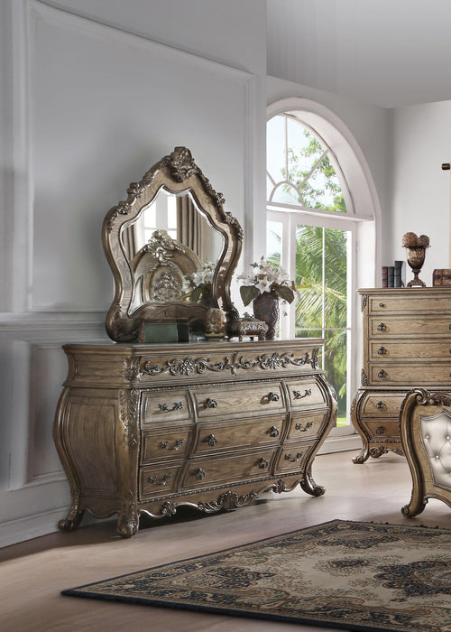 Ragenardus Vintage Oak Dresser - U&U Home Budget Furniture (Carteret, NJ)