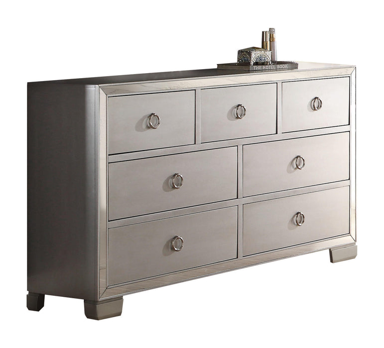 Voeville II Platinum Dresser - U&U Home Budget Furniture (Carteret, NJ)