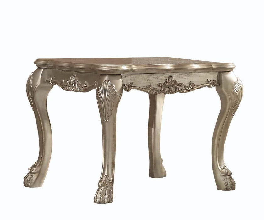 Acme Dresden End Table in Gold Patina 83161 - U&U Home Budget Furniture (Carteret, NJ)