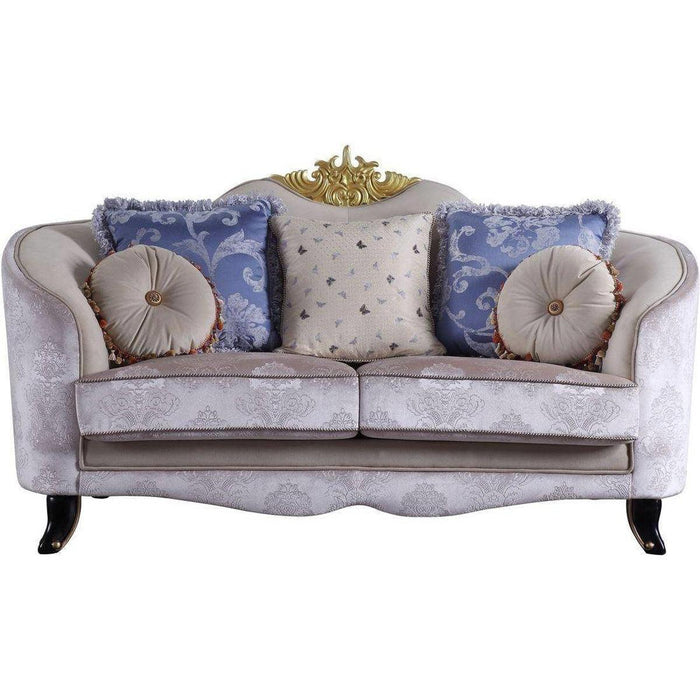 Acme Furniture Sheridan Loveseat in Cream 53946 - U&U Home Budget Furniture (Carteret, NJ)