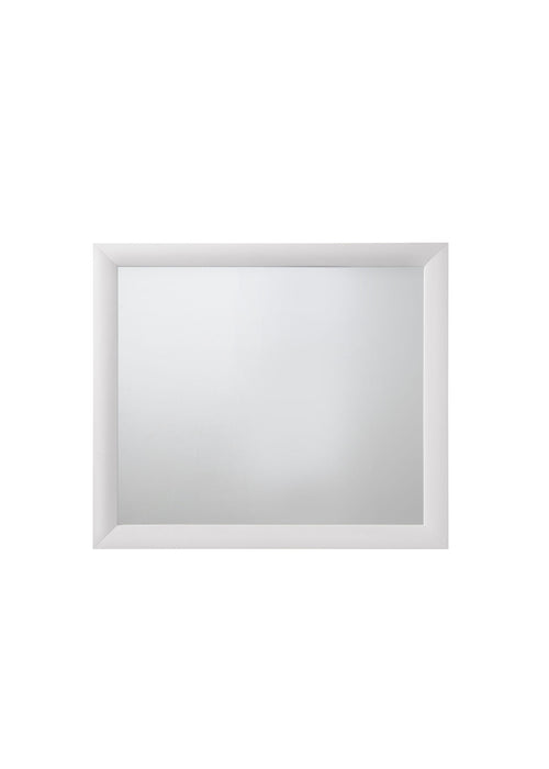 Ireland White Mirror - U&U Home Budget Furniture (Carteret, NJ)