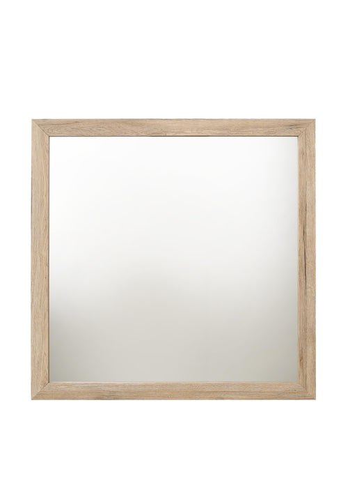 Miquell Natural Mirror - U&U Home Budget Furniture (Carteret, NJ)