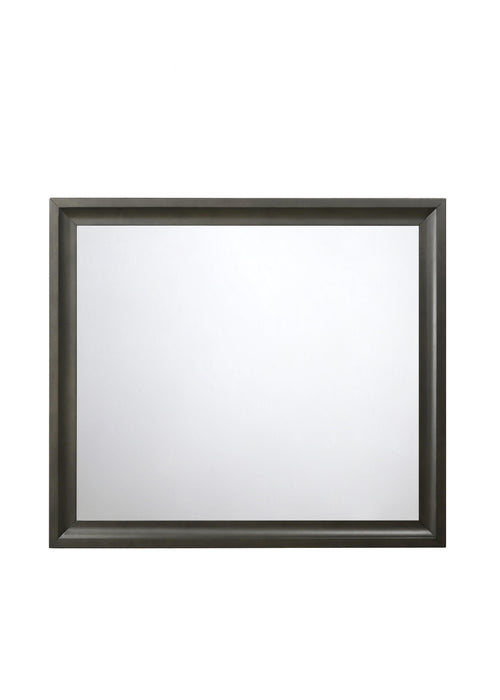 Soteris Antique Gray Mirror - U&U Home Budget Furniture (Carteret, NJ)