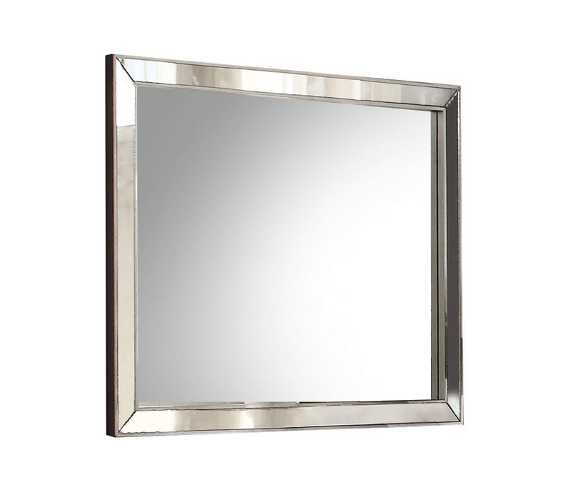 Voeville II Platinum Mirror - U&U Home Budget Furniture (Carteret, NJ)