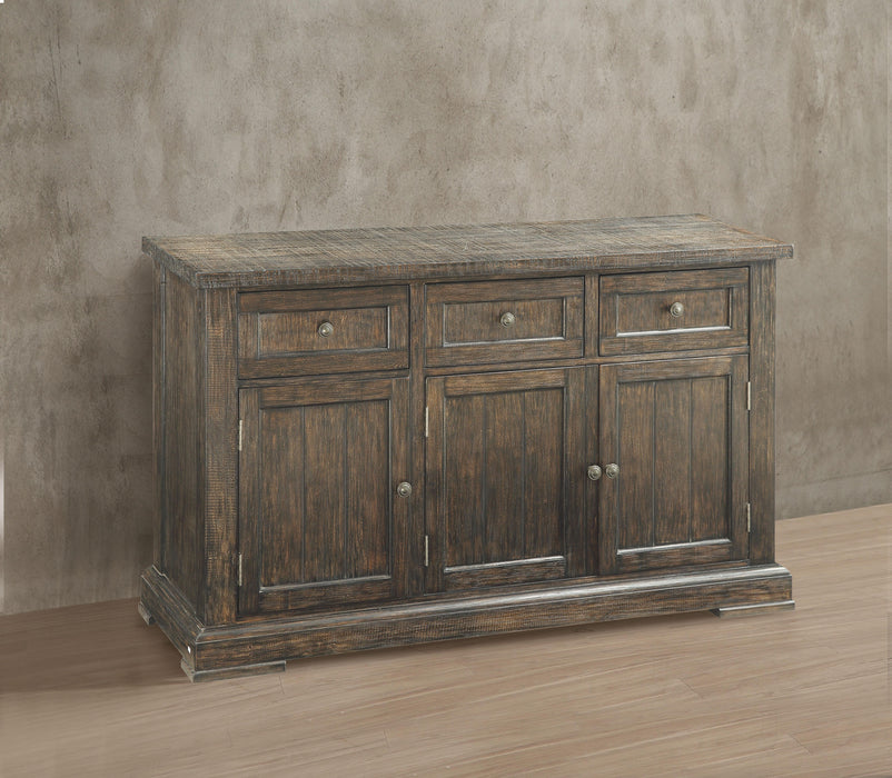 Landon Salvage Brown Server - U&U Home Budget Furniture (Carteret, NJ)