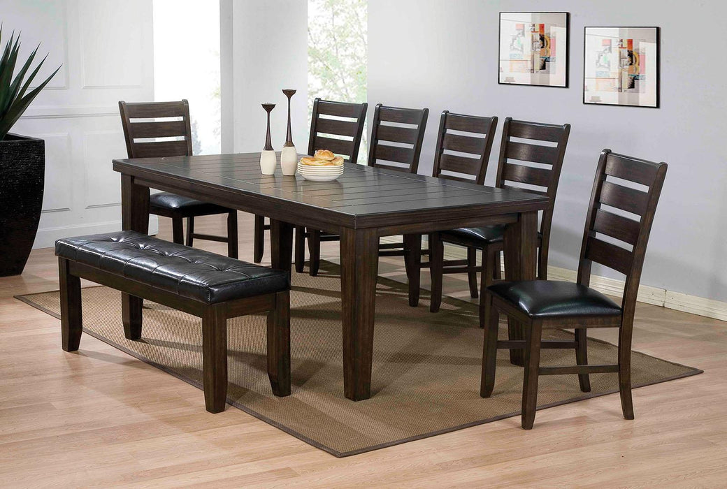 Acme Furniture Urbana Side Chair in Black and Espresso (Set of 2) 74624 - U&U Home Budget Furniture (Carteret, NJ)