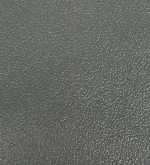 Radwan Pesto Green Leather Sofa - U&U Home Budget Furniture (Carteret, NJ)