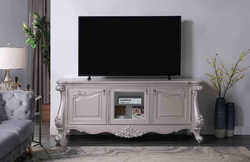 Bently Champagne TV Stand - U&U Home Budget Furniture (Carteret, NJ)