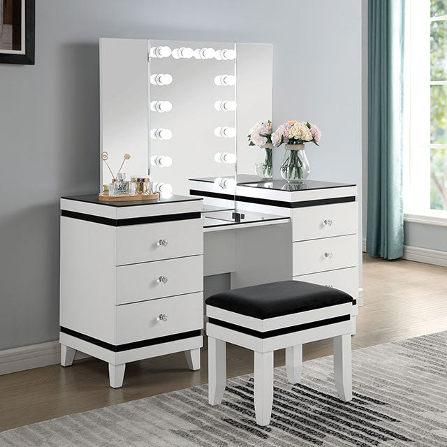 Madonna Vanity Set - U&U Home Budget Furniture (Carteret, NJ)