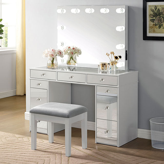 Margret Vanity Set - U&U Home Budget Furniture (Carteret, NJ)