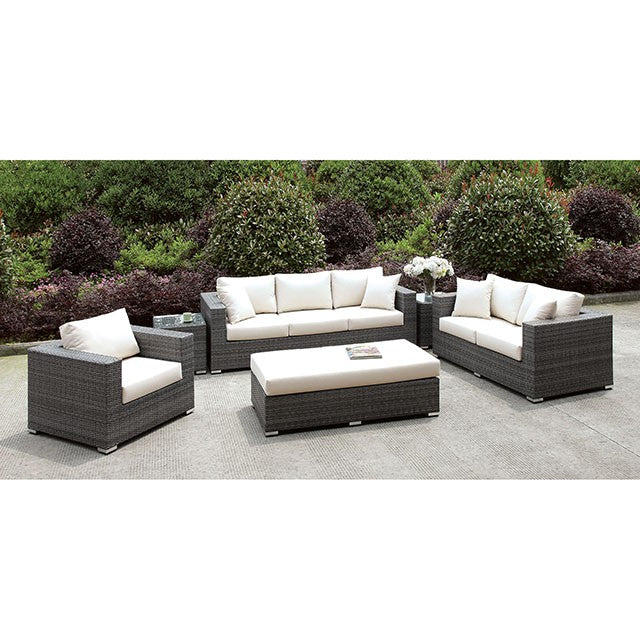 Somani 3 PC SET + BENCH + 2 End TableS - U&U Home Budget Furniture (Carteret, NJ)