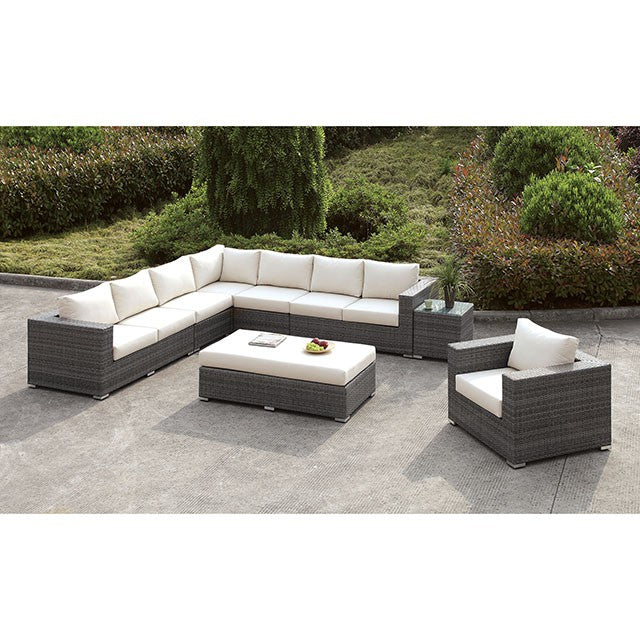 Somani L-Sectional + Chair + Ottoman - U&U Home Budget Furniture (Carteret, NJ)