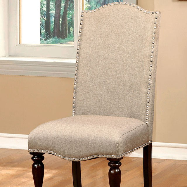 HURDSFIELD Antique Cherry Side Chair - U&U Home Budget Furniture (Carteret, NJ)