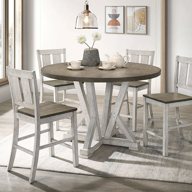 Dakota 5 Pc Counter Ht Table Set - U&U Home Budget Furniture (Carteret, NJ)