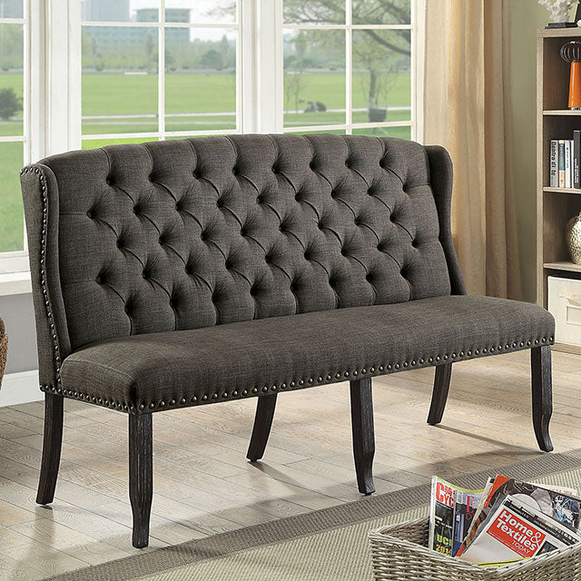 Sania 3-Seater Love Seat Bench - U&U Home Budget Furniture (Carteret, NJ)
