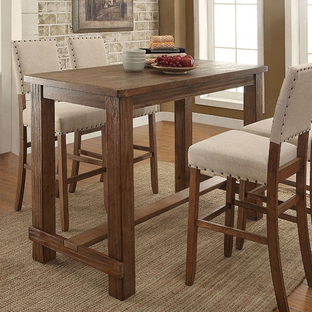 Sania 5 Pc Bar Table Set - U&U Home Budget Furniture (Carteret, NJ)