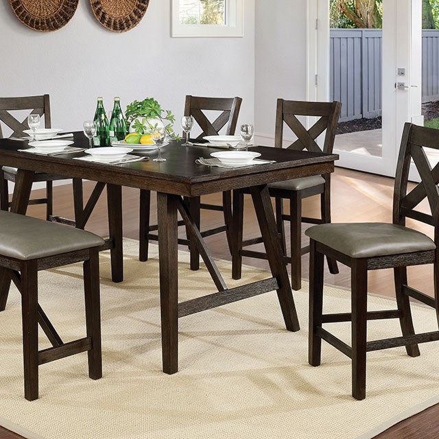 Bridgeville Counter Height Table - U&U Home Budget Furniture (Carteret, NJ)