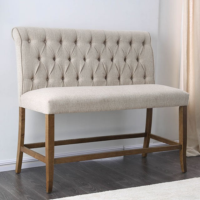 Sania Counter Ht. Bench - U&U Home Budget Furniture (Carteret, NJ)