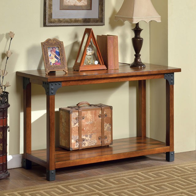 Bozeman Sofa Table 6 - U&U Home Budget Furniture (Carteret, NJ)