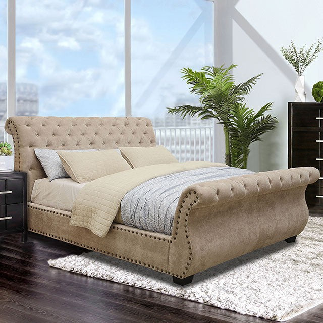 Noemi Cal.King Bed - U&U Home Budget Furniture (Carteret, NJ)