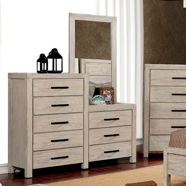 Strasburg 8-Drawer Dresser Mirror - U&U Home Budget Furniture (Carteret, NJ)