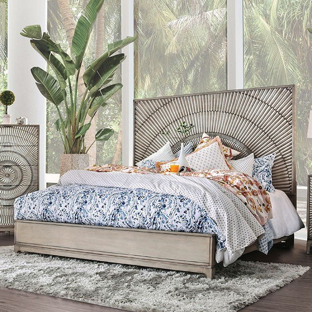 Kamalah Cal.King & Cal.King Bed - U&U Home Budget Furniture (Carteret, NJ)