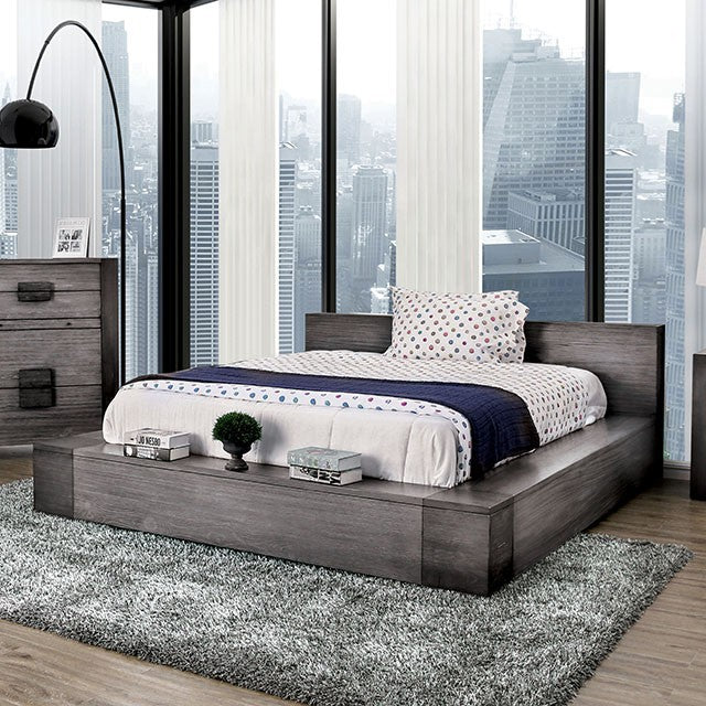 Janeiro E.King Bed - U&U Home Budget Furniture (Carteret, NJ)