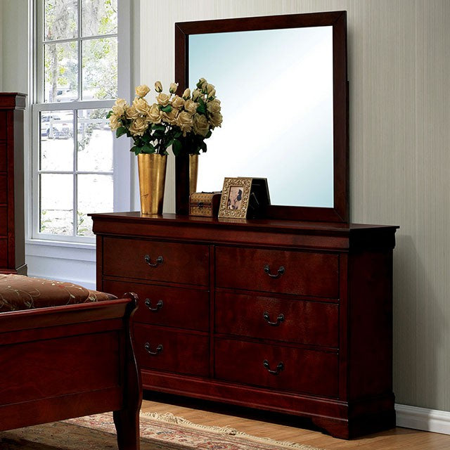 Louis Philippe Dresser Chrome - U&U Home Budget Furniture (Carteret, NJ)