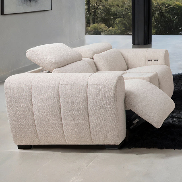 Thaddea Power Loveseat - U&U Home Budget Furniture (Carteret, NJ)