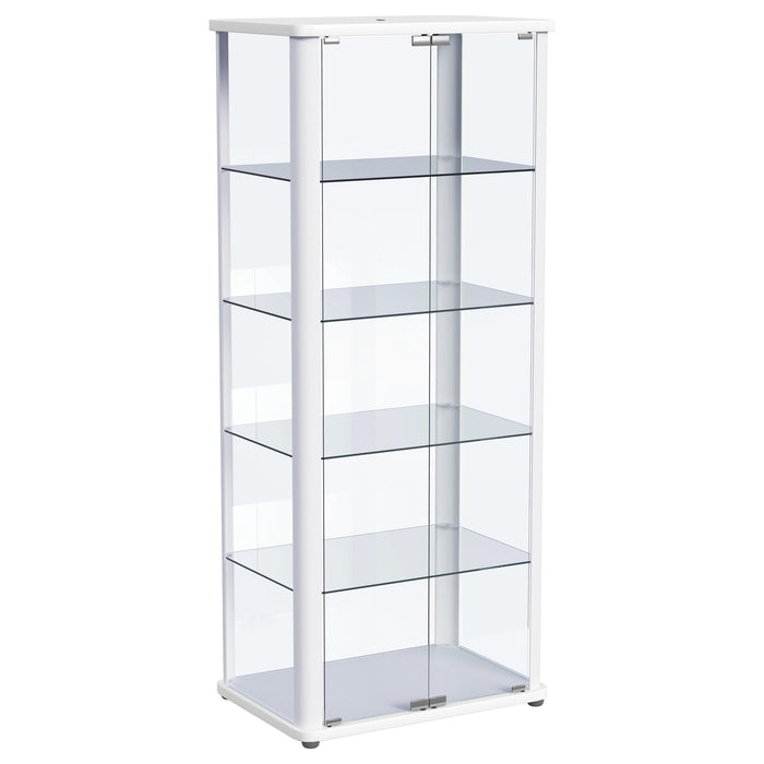 Aero Curio Cabinet - U&U Home Budget Furniture (Carteret, NJ)
