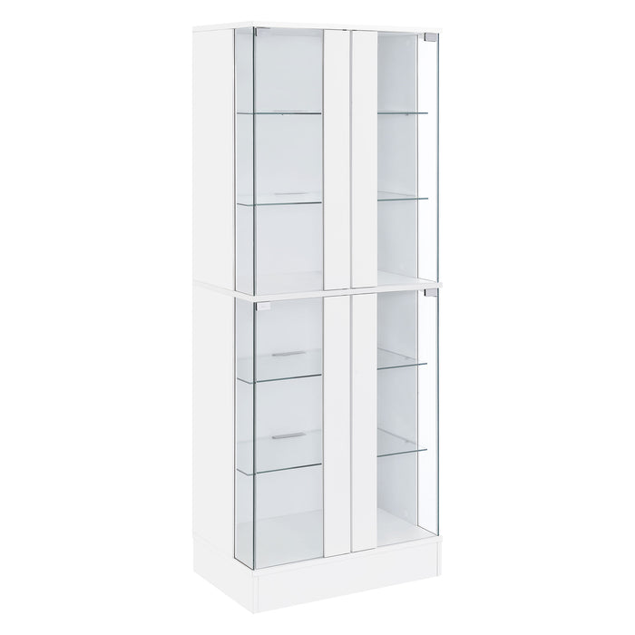 Cabra Curio Cabinet - U&U Home Budget Furniture (Carteret, NJ)