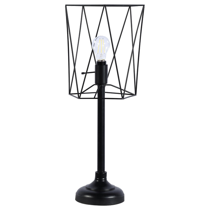 Mayfield Metal Slender Torch Table Lamp Black - U&U Home Budget Furniture (Carteret, NJ)