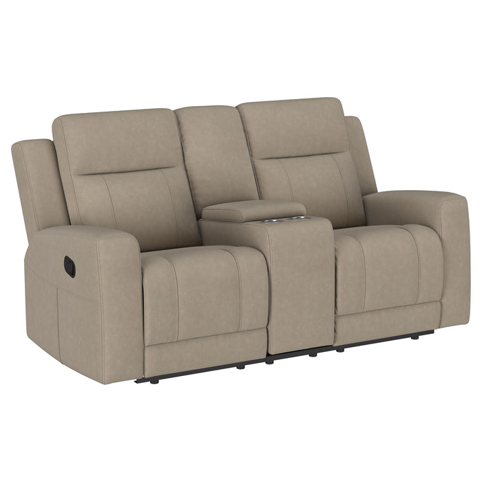 Brentwood Reclining Loveseat - U&U Home Budget Furniture (Carteret, NJ)