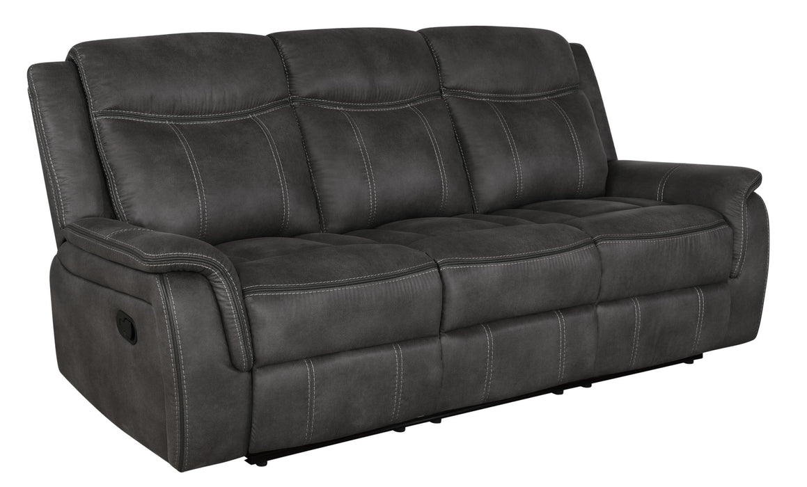 Lawrence Upholstered Tufted Back Motion Sofa - U&U Home Budget Furniture (Carteret, NJ)
