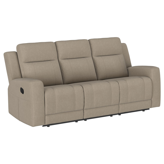 Brentwood Reclining Sofa - U&U Home Budget Furniture (Carteret, NJ)