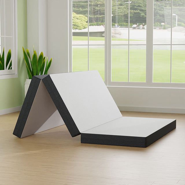Hollyhock 4" Full Tri-Fold Memory Foam Topper - U&U Home Budget Furniture (Carteret, NJ)