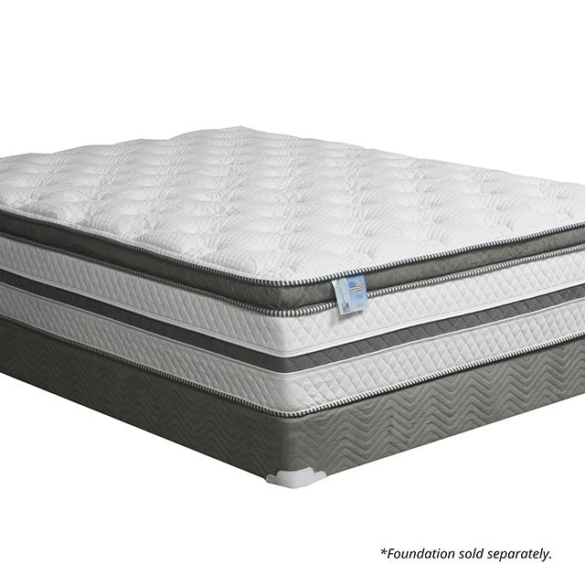 Siddalee 16 Euro Pillow Top 2.5 Gel Infused Memory Foam - U&U Home Budget Furniture (Carteret, NJ)