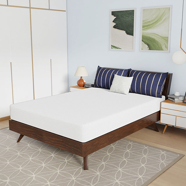 Nasturtium 8" Full Bamboo Charcoal Infused Memory Foam - U&U Home Budget Furniture (Carteret, NJ)