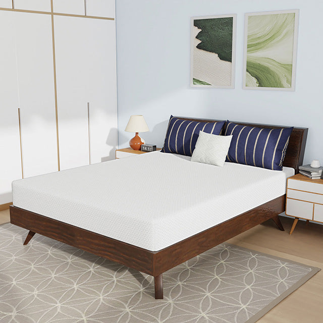 Nasturtium 8" Queen Bamboo Charcoal Infused Memory Foam - U&U Home Budget Furniture (Carteret, NJ)