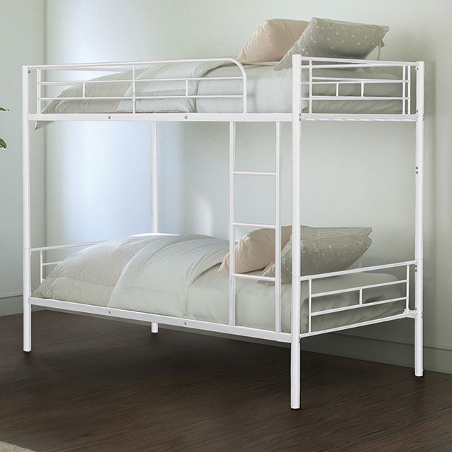 Plutus Twin/Twin Metal Bunkbed - U&U Home Budget Furniture (Carteret, NJ)